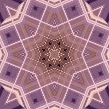 Star seamless pattern. Line pattern.  Kaleidoscopic background Foto stock