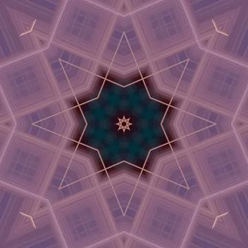 Star seamless pattern. Line pattern.  Kaleidoscopic background Stock Photos