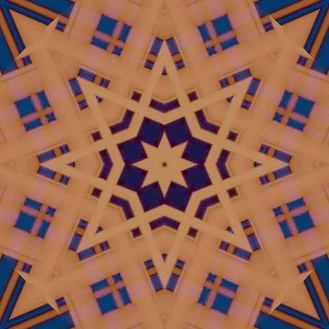 Star seamless pattern. Line pattern.  Kaleidoscopic background Foto stock