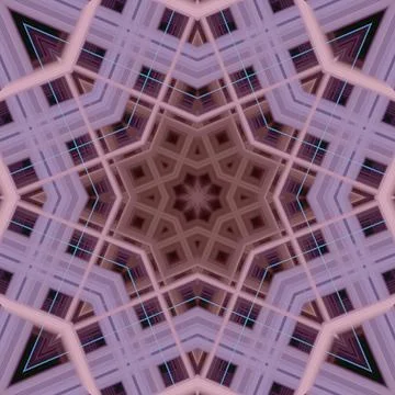 Star seamless pattern. Line pattern.  Kaleidoscopic background Foto stock