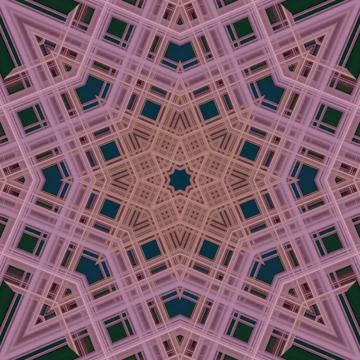 Star seamless pattern. Line pattern.  Kaleidoscopic background Foto stock