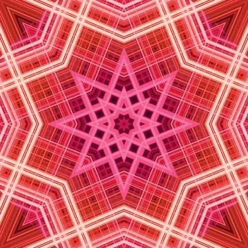 Star seamless pattern. Line pattern.  Kaleidoscopic background Stock Photos