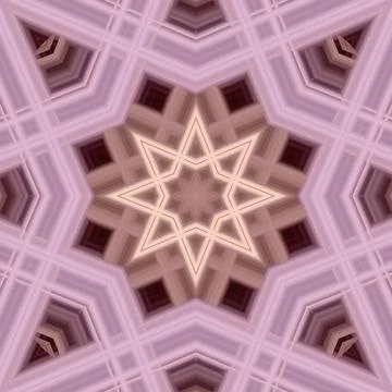 Star seamless pattern. Line pattern.  Kaleidoscopic background Stock Photos