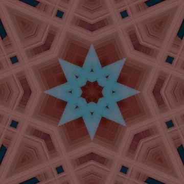 Star seamless pattern. Line pattern.  Kaleidoscopic background Foto stock