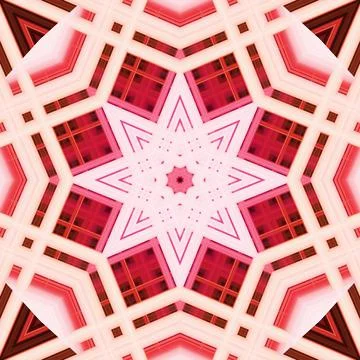 Star seamless pattern. Line pattern.  Kaleidoscopic background Foto stock