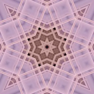 Star seamless pattern. Line pattern.  Kaleidoscopic background Foto stock