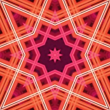 Star seamless pattern. Line pattern.  Kaleidoscopic background Stock Photos