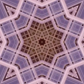 Star seamless pattern. Line pattern.  Kaleidoscopic background Stock Photos