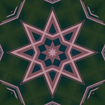 Star seamless pattern. Line pattern.  Kaleidoscopic background 스톡 사진