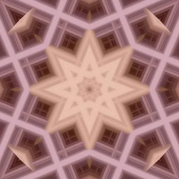 Star seamless pattern. Line pattern.  Kaleidoscopic background Foto stock