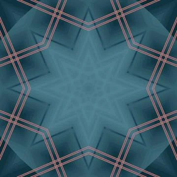 Star seamless pattern. Line pattern.  Kaleidoscopic background 스톡 사진