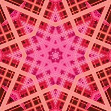 Star seamless pattern. Line pattern.  Kaleidoscopic background 写真素材