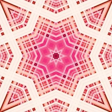 Star seamless pattern. Line pattern.  Kaleidoscopic background Foto stock