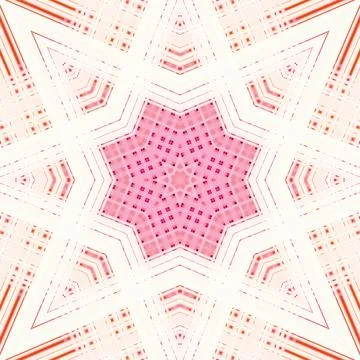Star seamless pattern. Line pattern.  Kaleidoscopic background Stock Photos
