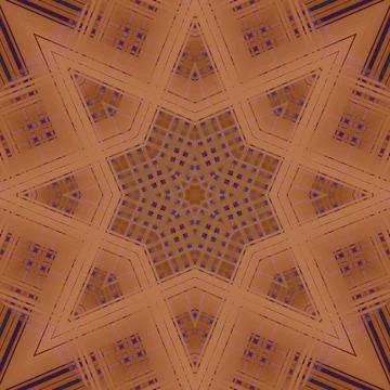 Star seamless pattern. Line pattern.  Kaleidoscopic background 스톡 사진