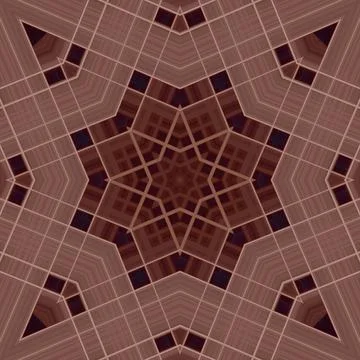 Star seamless pattern. Line pattern.  Kaleidoscopic background Foto stock