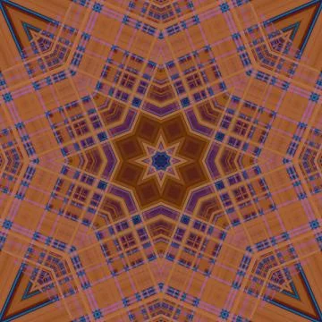 Star seamless pattern. Line pattern.  Kaleidoscopic background Foto stock