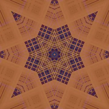 Star seamless pattern. Line pattern.  Kaleidoscopic background 스톡 사진