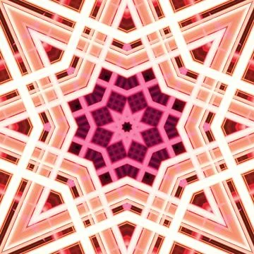 Star seamless pattern. Line pattern.  Kaleidoscopic background Stock Photos
