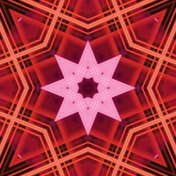 Star seamless pattern. Line pattern.  Kaleidoscopic background 写真素材