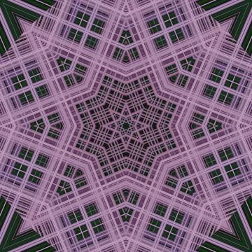Star seamless pattern. Line pattern.  Kaleidoscopic background Foto stock