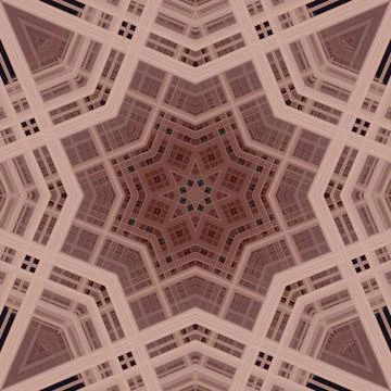 Star seamless pattern. Line pattern.  Kaleidoscopic background 写真素材