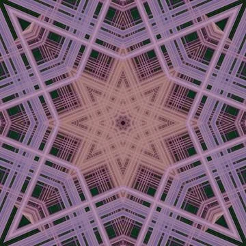 Star seamless pattern. Line pattern.  Kaleidoscopic background 스톡 사진