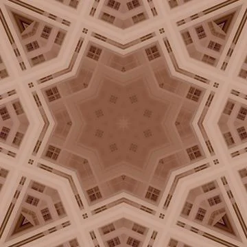 Star seamless pattern. Line pattern.  Kaleidoscopic background 스톡 사진
