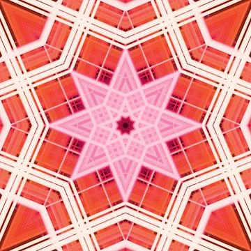 Star seamless pattern. Line pattern.  Kaleidoscopic background 写真素材