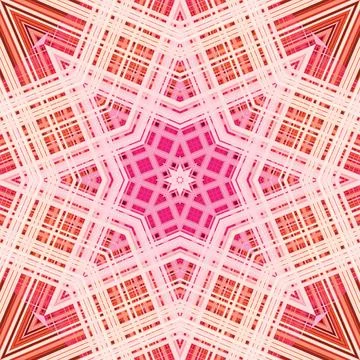 Star seamless pattern. Line pattern.  Kaleidoscopic background Foto stock