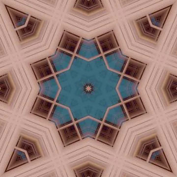 Star seamless pattern. Line pattern.  Kaleidoscopic background Foto stock