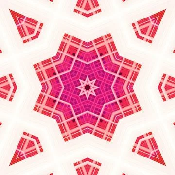 Star seamless pattern. Line pattern.  Kaleidoscopic background Foto stock