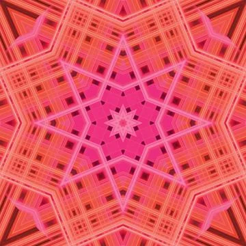 Star seamless pattern. Line pattern.  Kaleidoscopic background Foto stock