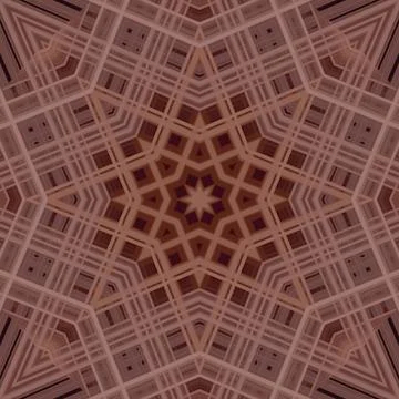 Star seamless pattern. Line pattern.  Kaleidoscopic background Foto stock