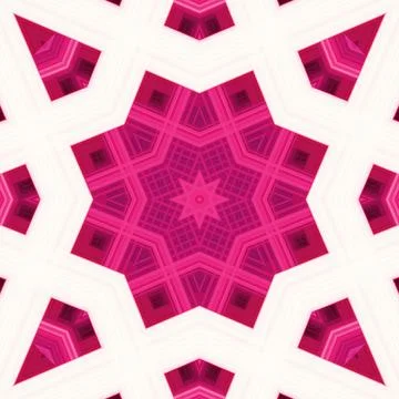 Star seamless pattern. Line pattern.  Kaleidoscopic background Foto stock