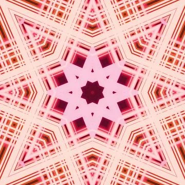Star seamless pattern. Line pattern.  Kaleidoscopic background Stock Photos