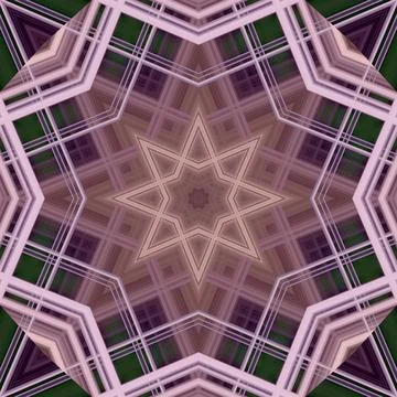 Star seamless pattern. Line pattern.  Kaleidoscopic background Foto stock
