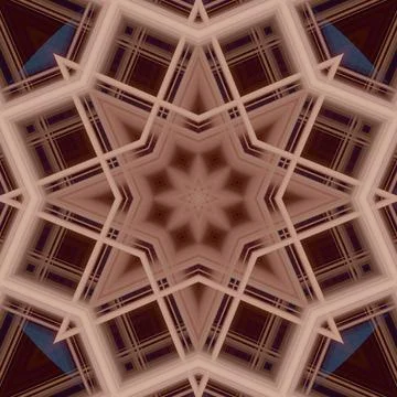 Star seamless pattern. Line pattern.  Kaleidoscopic background 写真素材