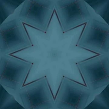 Star seamless pattern. Line pattern.  Kaleidoscopic background Foto stock