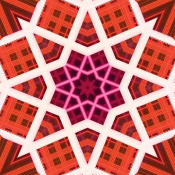 Star seamless pattern. Line pattern.  Kaleidoscopic background 写真素材
