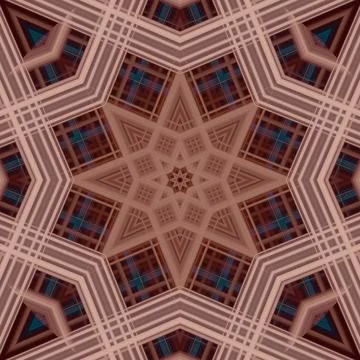 Star seamless pattern. Line pattern.  Kaleidoscopic background Stock Photos