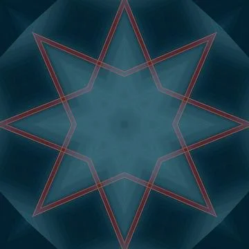 Star seamless pattern. Line pattern.  Kaleidoscopic background Stock Photos