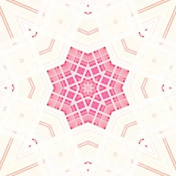 Star seamless pattern. Line pattern.  Kaleidoscopic background Foto stock