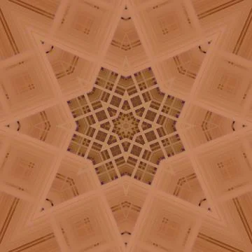 Star seamless pattern. Line pattern.  Kaleidoscopic background Foto stock