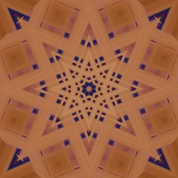 Star seamless pattern. Line pattern.  Kaleidoscopic background Stock Photos