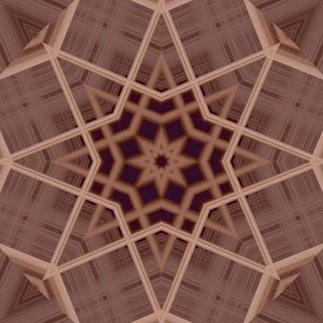 Star seamless pattern. Line pattern.  Kaleidoscopic background 写真素材