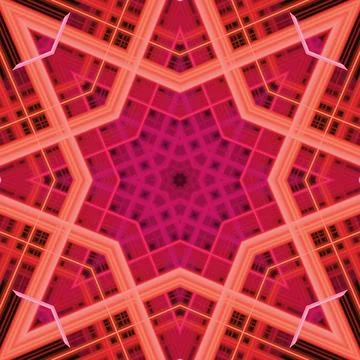 Star seamless pattern. Line pattern.  Kaleidoscopic background 스톡 사진