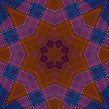 Star seamless pattern. Line pattern.  Kaleidoscopic background 스톡 사진