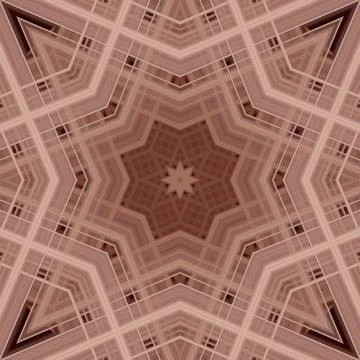 Star seamless pattern. Line pattern.  Kaleidoscopic background Foto stock