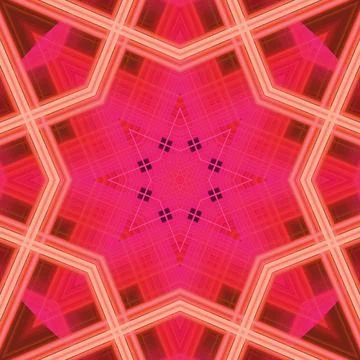 Star seamless pattern. Line pattern.  Kaleidoscopic background Foto stock